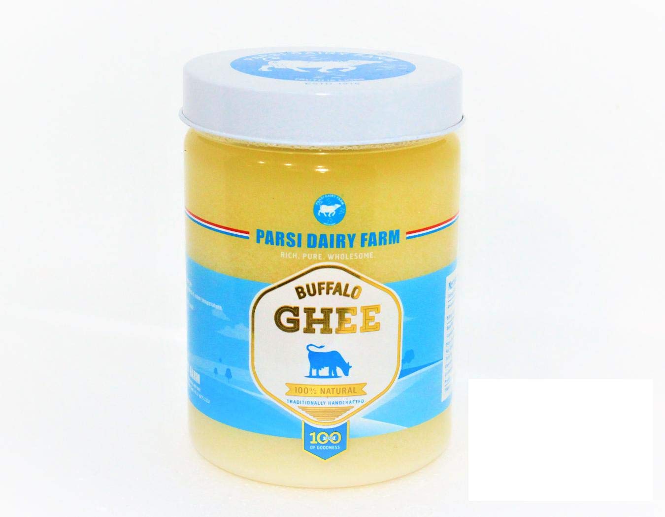 Parsi Dairy Farm Buffalo Ghee Jar, 1 Litre Amazon.in Grocery