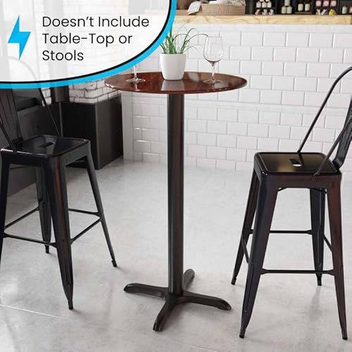 Kratos 47K-018 Restaurant Table Base - 42" Bar Height, 22"Wx22"D Base Spread #TOP4