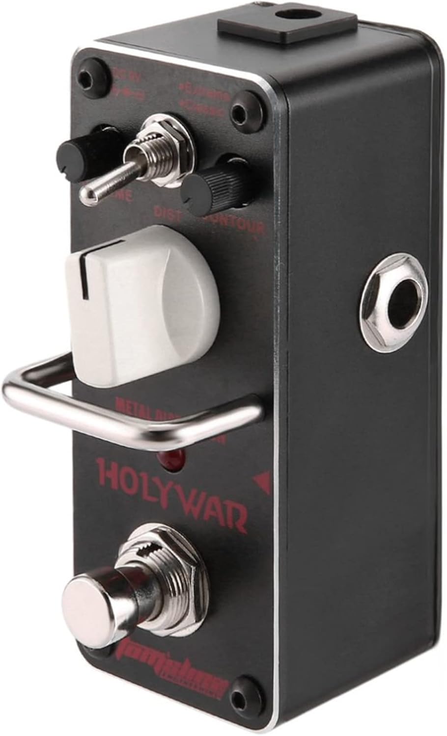 TienClef Heavy Metal Guitar Distortions Pedal Holy War AHOR-3 2 Mode True Bypass Electric Guitar Single Effector, Black, Metal Distortion : Musical Instruments