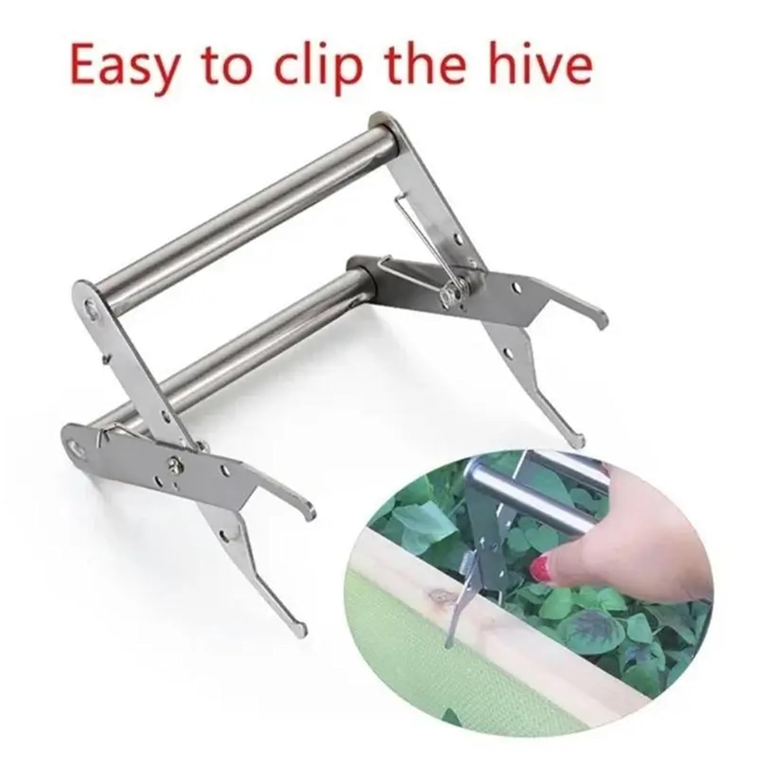 Beekeeping, 2-piece Beehive Tool Set, Stainless Steel E Clamps for Collecting and Extracting Honey,for Beekeepers