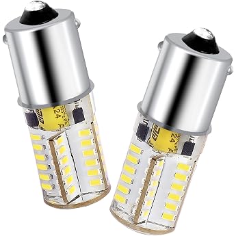 Pack of 2 White Super Bright 1156 Light Bulb Lamp White Bright 5 W Light Bulb for Outdoor Landscape Lighting Indoor Landscape Lighting