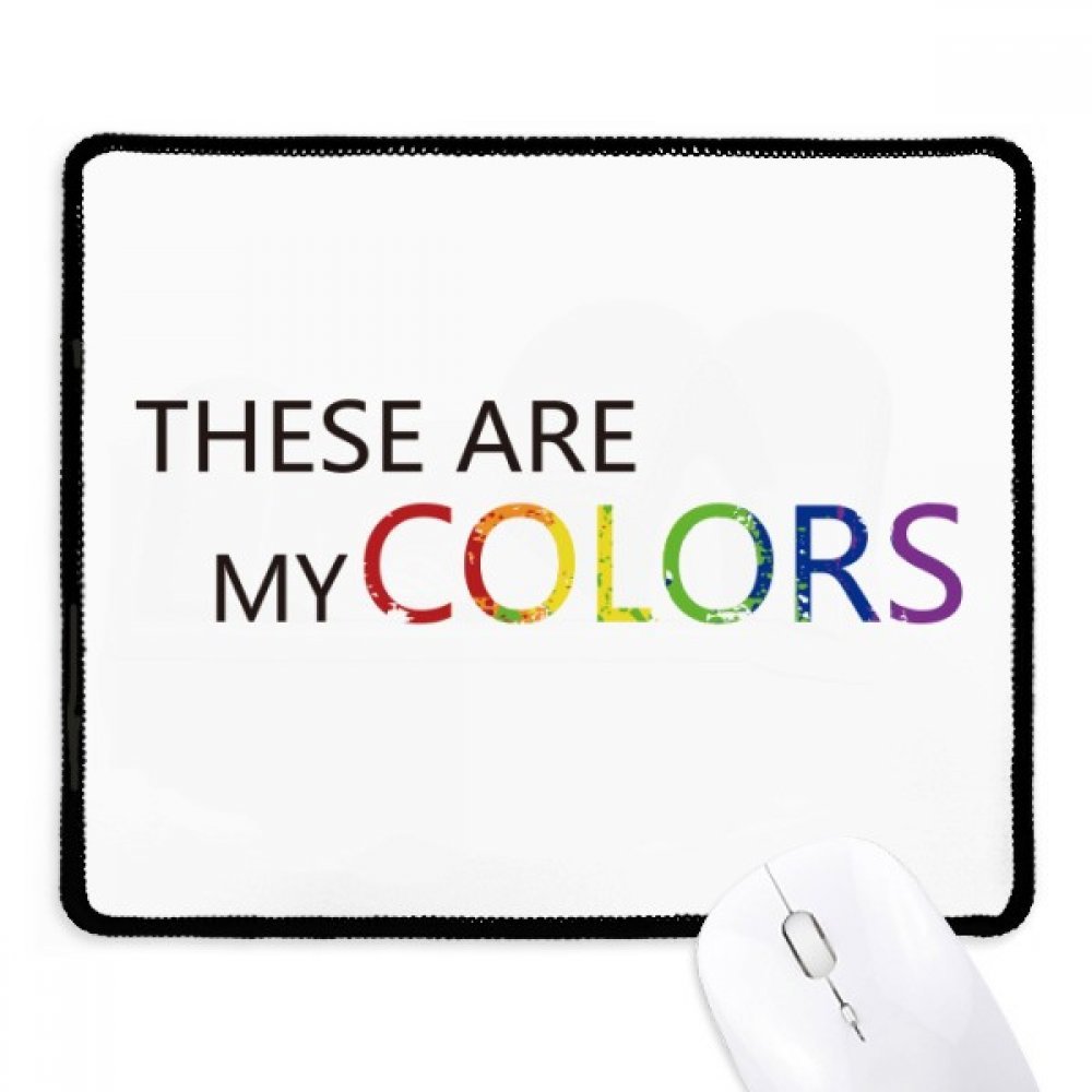 Mousepad LGBT de DIYthinker con bordes cosidos, el regalo ideal para la oficina 3