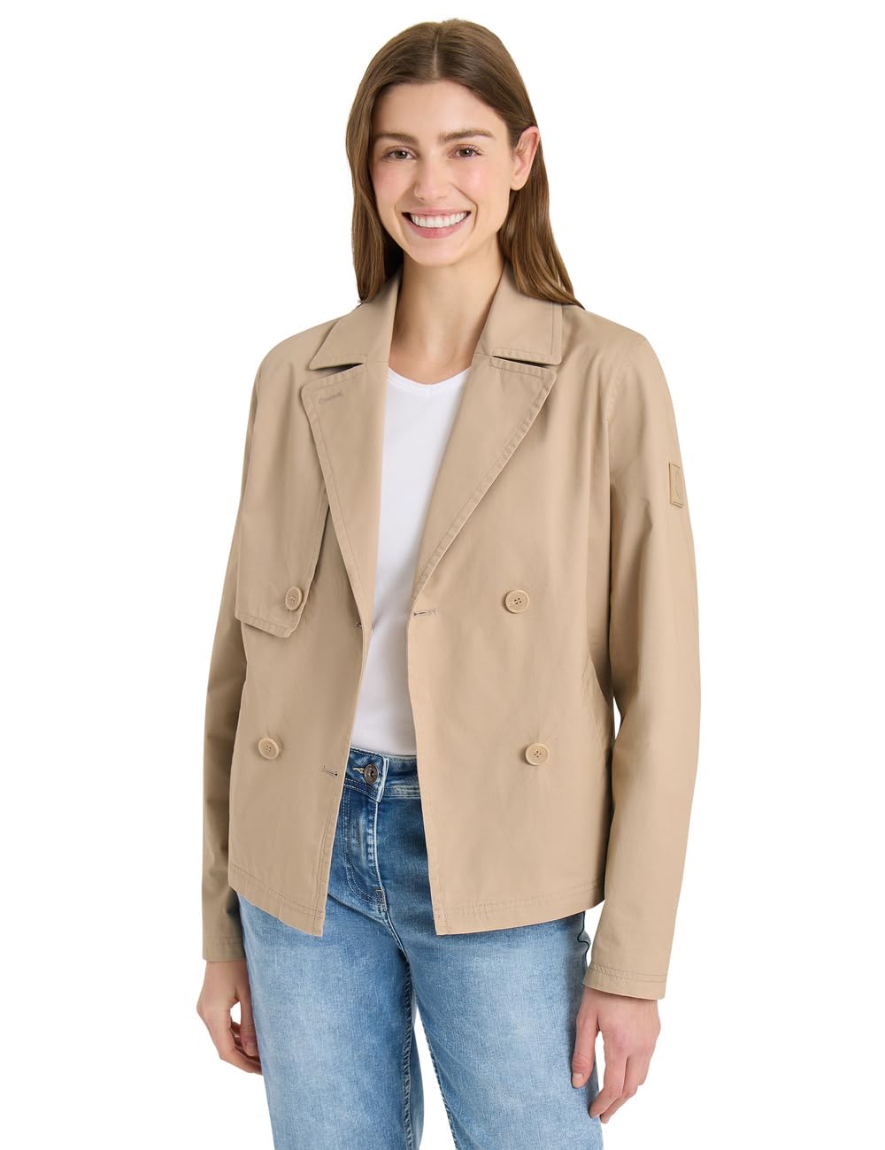 Cecil Damen 2005690 Trenchcoat in verkürzter Passform (1er Pack)