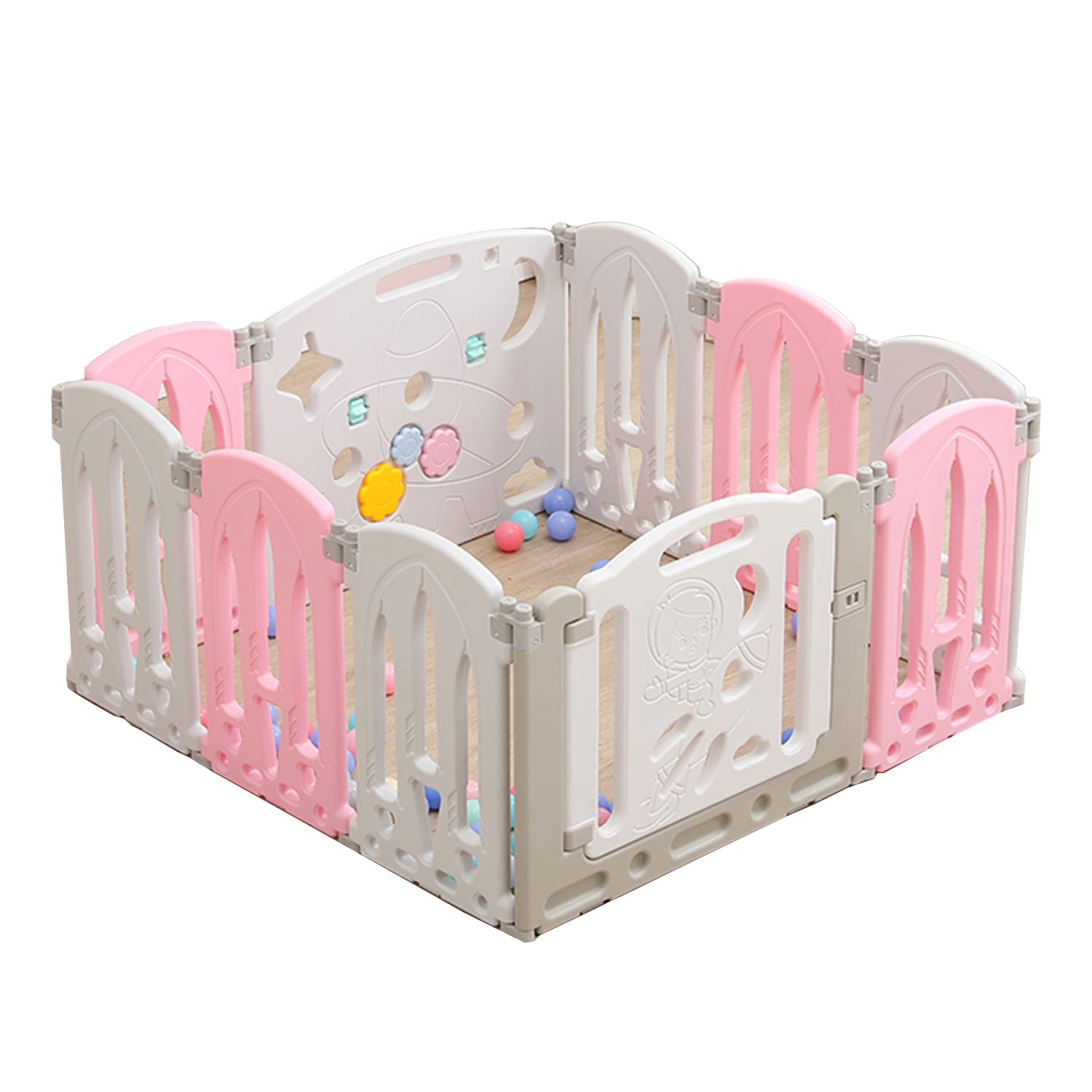 Amazon.co.jp: SPEEDY ベビーサークル キッズサークル 10枚セット  