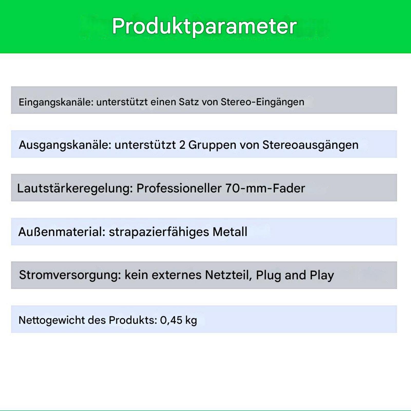 Contrôleur de moniteur de studio, contrôle passif du volume Passiver
