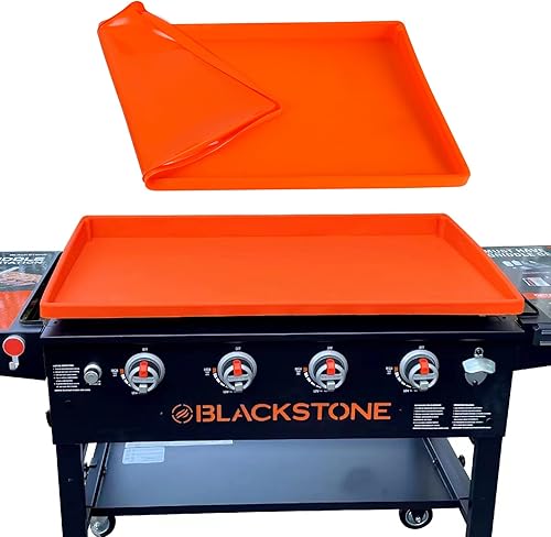 Funda de silicona para parrilla Blackstone, borde completo mejorado de 36 pulgadas, resistente grado alimenticio, protege el grado de roedores,