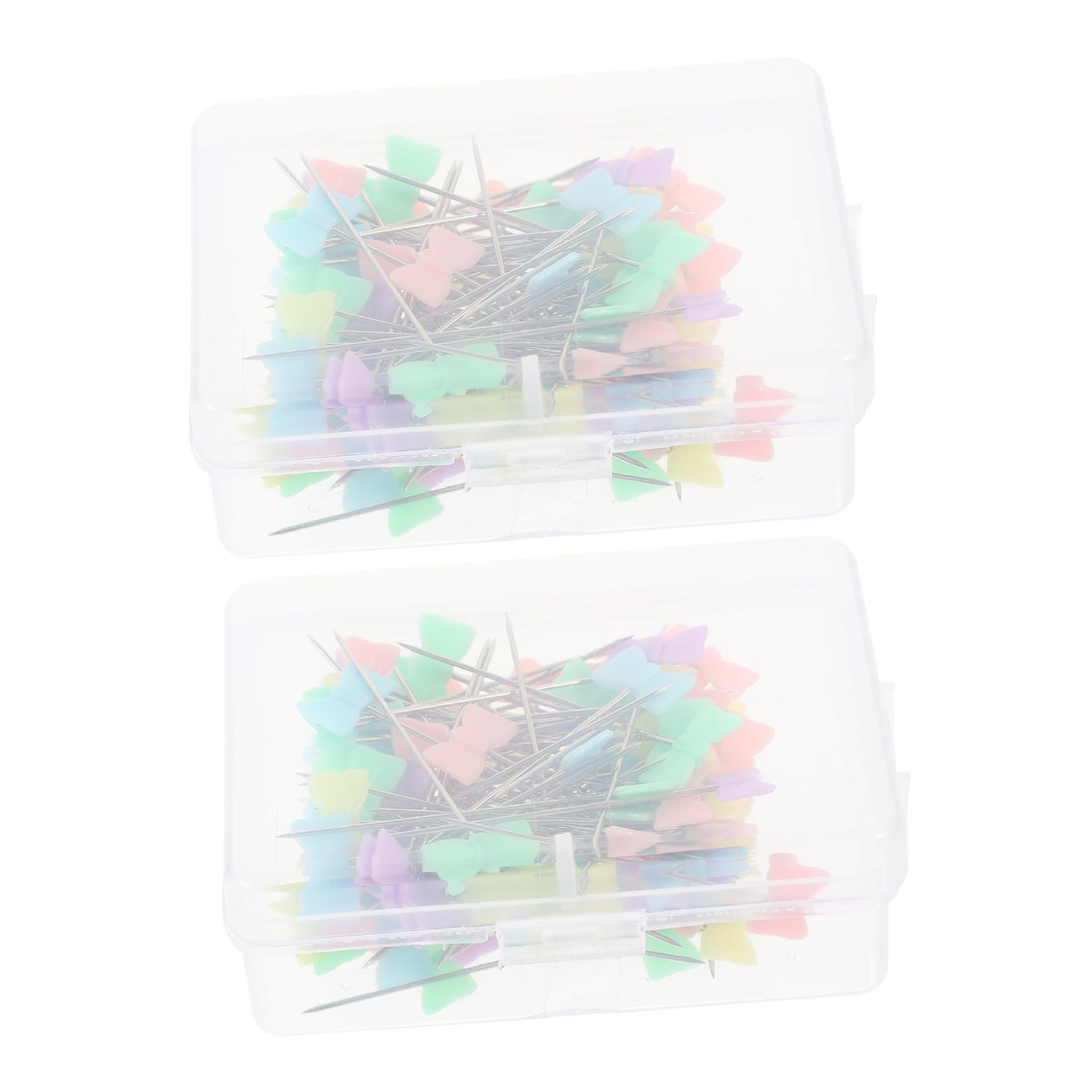 Beatifufu Butterfly Pins 200pcs Straight Head Pins for Sewing Craft DIY Wedding Graduation Decor