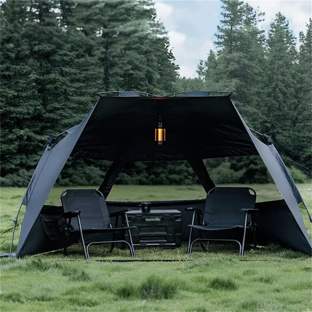 PYKES PEAK ワンタッチ タープテント 2m×2m 大型 ブラック PYKES PEAK