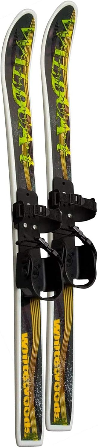 Whitewoods by Erik Sports, Wildcat 95cm Junior Cross Country Backyard Ski Set, Waxless Base, Ages 4-8