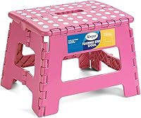 Vista 18 de Korpai Taburete plegable de 13 pulgadas para adultos y niños con capacidad para hasta 300 libras, taburetes plegables antideslizantes con mango