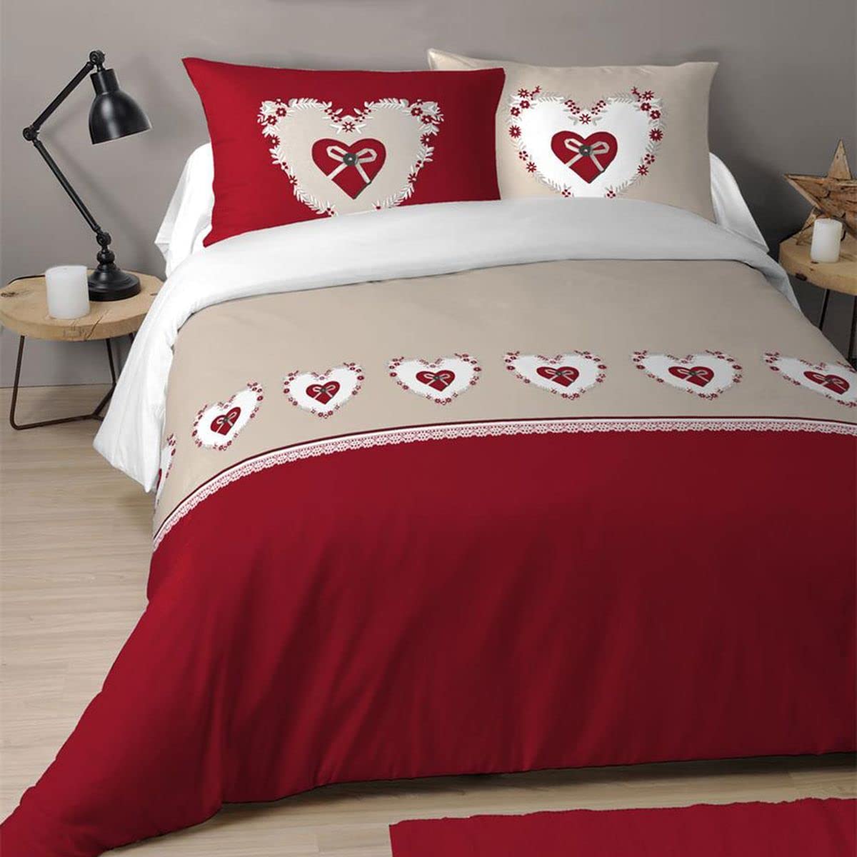 Parure de lit Pauline 250x200 idéale pour des nuits cocooning en hiver