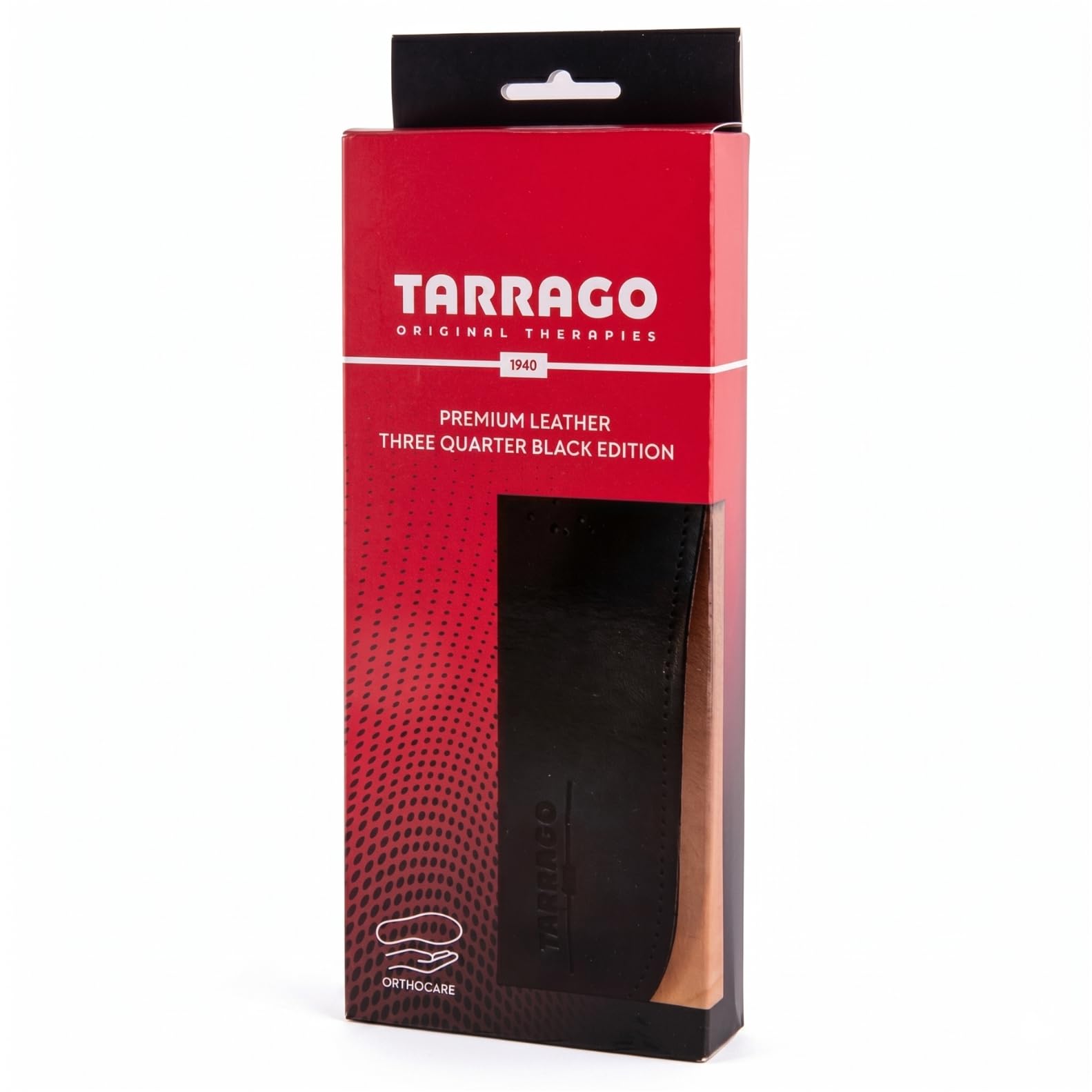 Tarrago Original Therapies Premium - Soletta in pelle a tre quarti, edizione nera (EU 37/38)