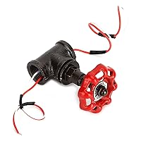 Vista 1 de Diydeg Interruptor de lámpara Steampunk, válvula de parada de 1/2 pulgada fácil de instalar, durabilidad para vintage para el hogar para lámpara