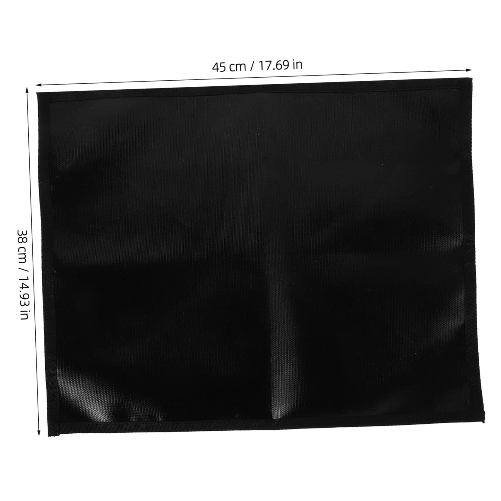 ibasenice BBQ Grill Mat Fire Retardant Insulated Pad Outdoor Table Mat Heatproof Waterproof Easy to Clean 1pc