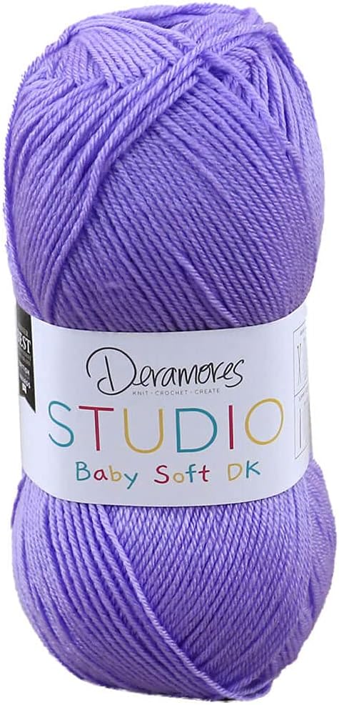 Deramores Studio Baby Soft DK: Lilac Yarn 100g