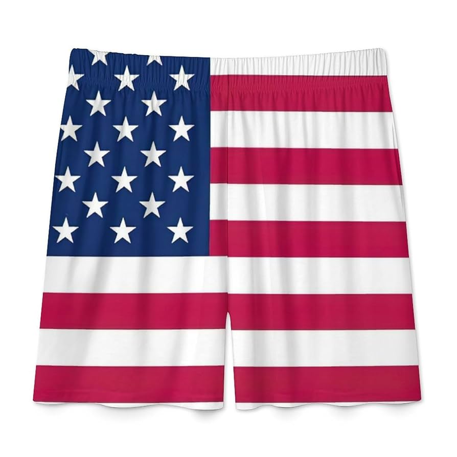 New 5 Pcs. Set アメリカ国旗デザイン ショートパンツ Amazon.co.jp: アメリカ 国旗 星条旗 ハーフパンツ メンズ 半