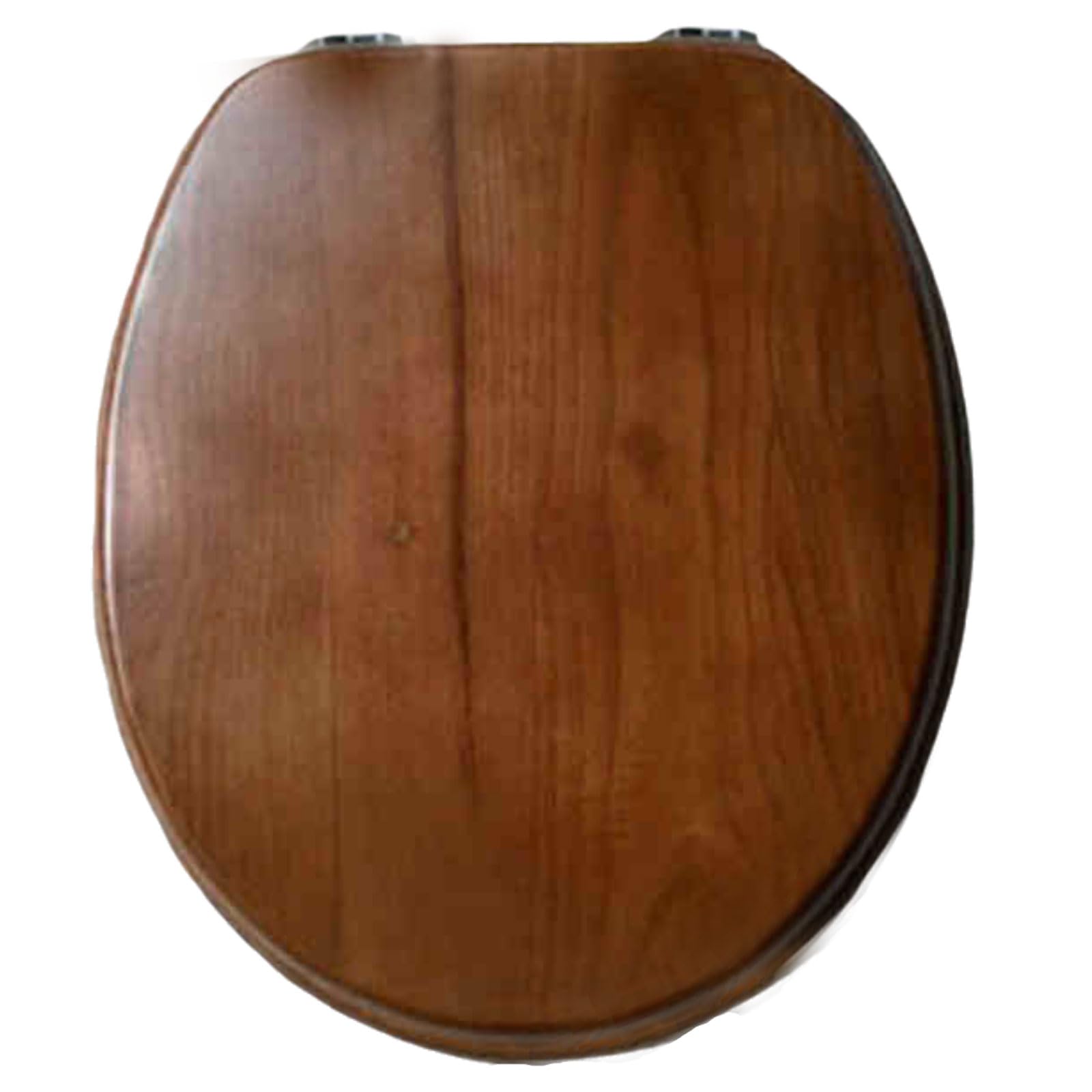 Sedile WC con chiusura rallentata, in legno massello, con alette adiubili, a sgancio rapido, multicolore, 43 x 36/44 x 36 cm, facile da inserire, perfetto per il bagno