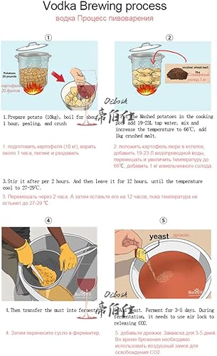 Miniatura 8 de Nueva torre de destilación tubular con mirilla de vidrio de malla de cobre equipo de elaboración de cerveza doméstica moonshine destiler (1.5'')