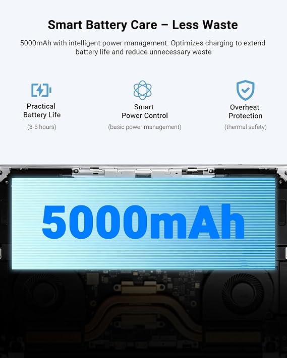 2026 15.6 in IPS FHD-Laptop, 8GB RAM 128GB SSD Business Laptop Computer with N5095 Processor, USB 3.0 HDMI, 1920x1080, Wi-Fi 5, Fingerprint/Backlit Keyboard
