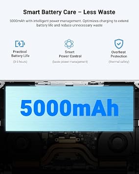 2026 15.6 in IPS FHD-Laptop, 8GB RAM 128GB SSD Business Laptop Computer with N5095 Processor, USB 3.0 HDMI, 1920x1080, Wi-Fi 5, Fingerprint/Backlit Keyboard