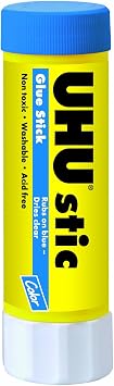 Saunders UHU Glue Stick, 1.41 oz., Blue 99653