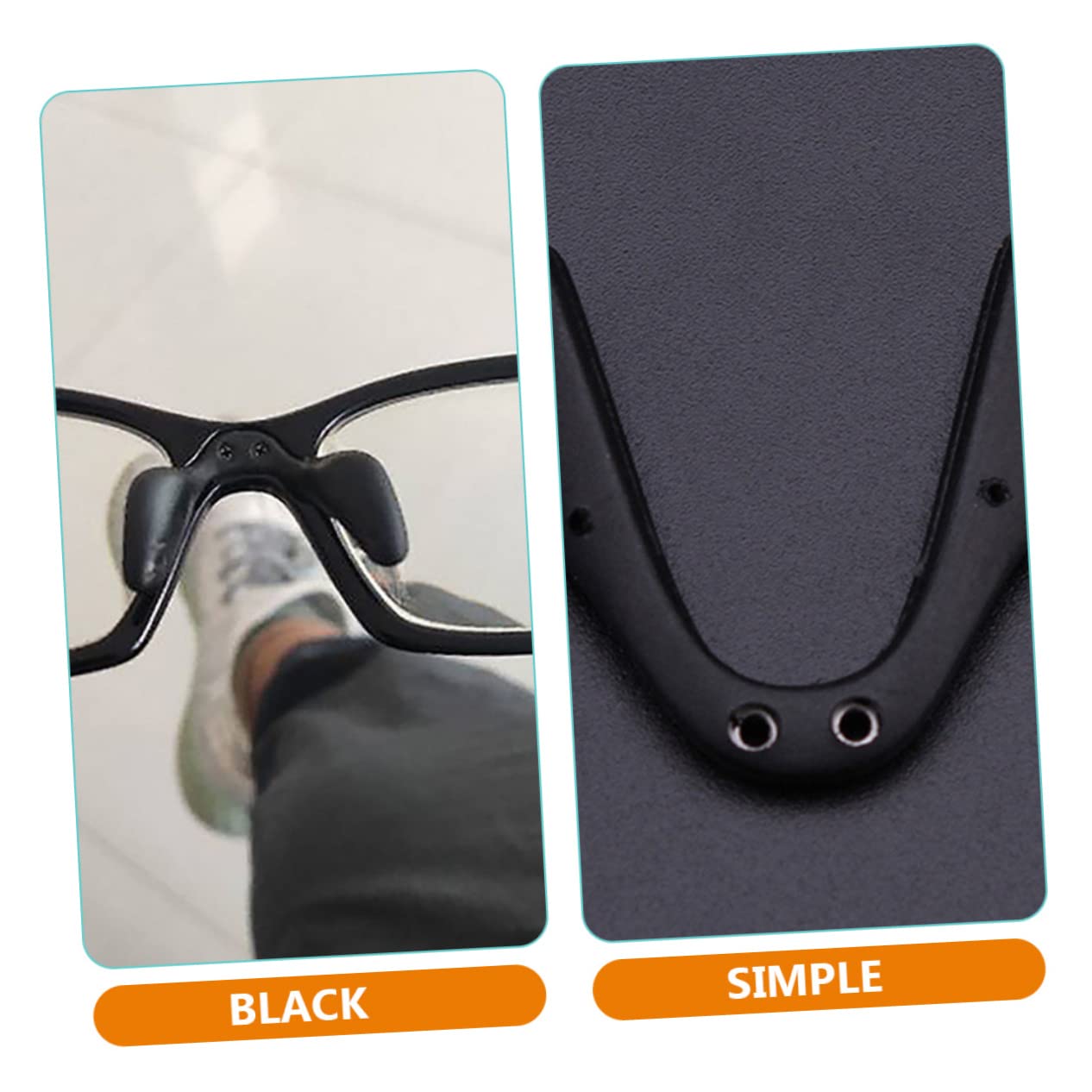 PartyKindom 30pièces Coussinets De Nez Antidérapants Pour Lunettes Et Lunettes De Soleil Confort Optimal Et Ajustement