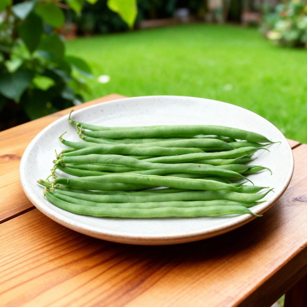 Dwarf French Bean ‘Top Crop’ Seeds | Early, Stringless, Meaty Pods (14–15cm) | Heavy Cropping Heritage Italian Variety | Ideal for UK Gardens, Pots & Allotments