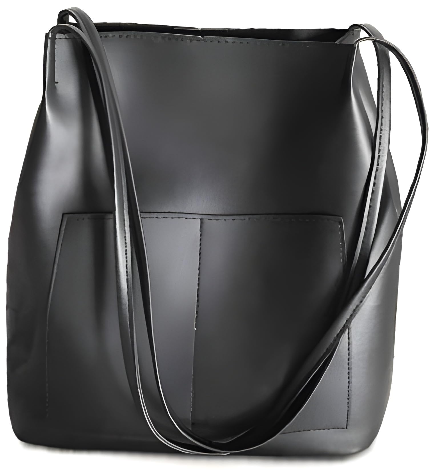 TrendCraft Leather Hobo Bag with Push lock for Women Totebag Tote Bag Shoulder Bags for Women (Black) (B0D8129DFW) Amazon Price History, Amazon Price Tracker