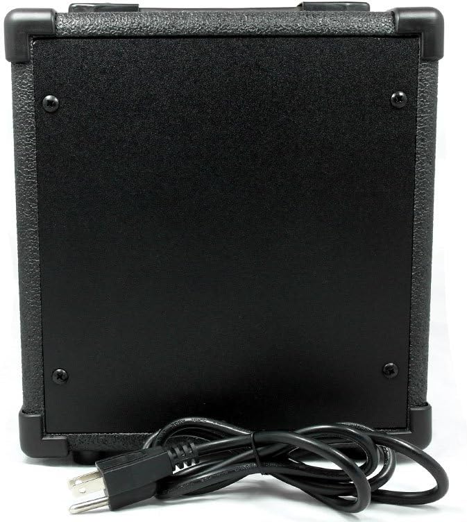 Rear view of Fever GA-10 amplifier with power cord