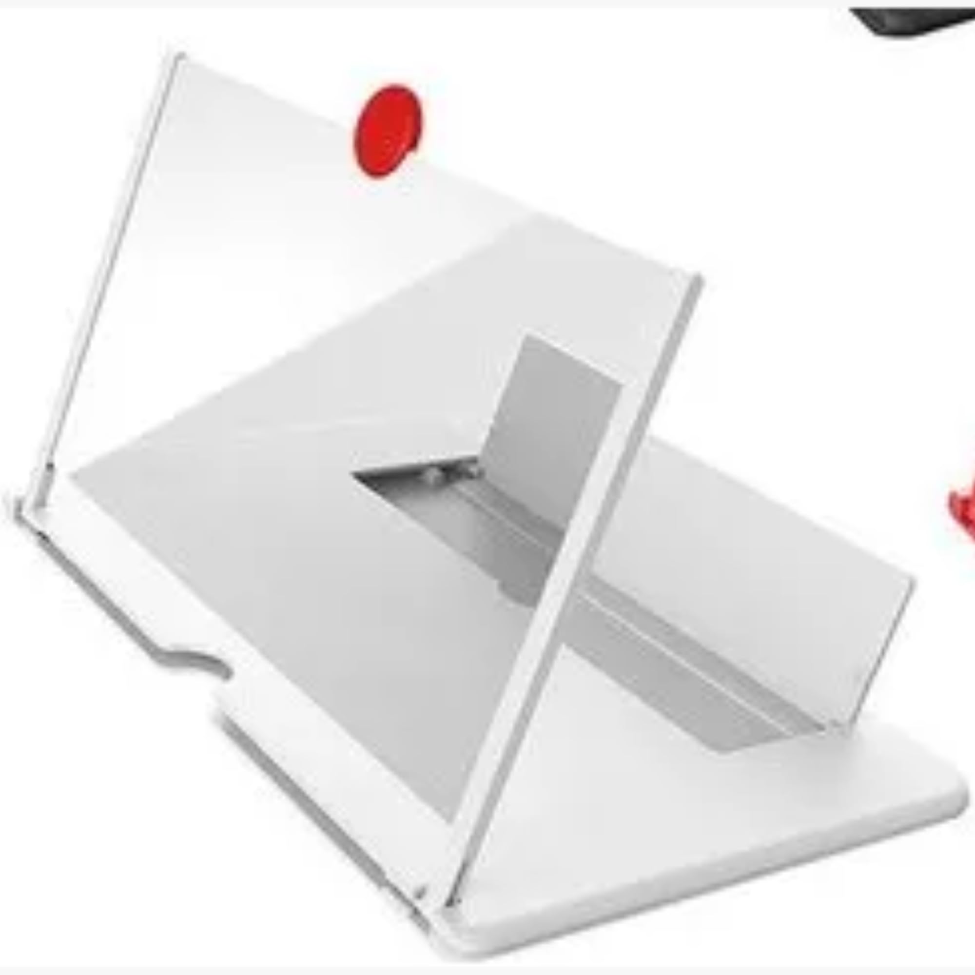 Drumstone 12 Inch White F5 Screen Mobile Phone Screen Magnifier Portable Display Enlarger Smartphone Video Amplifier Movie Watching Eye Strain Relief Foldable Phone Stand-image-41