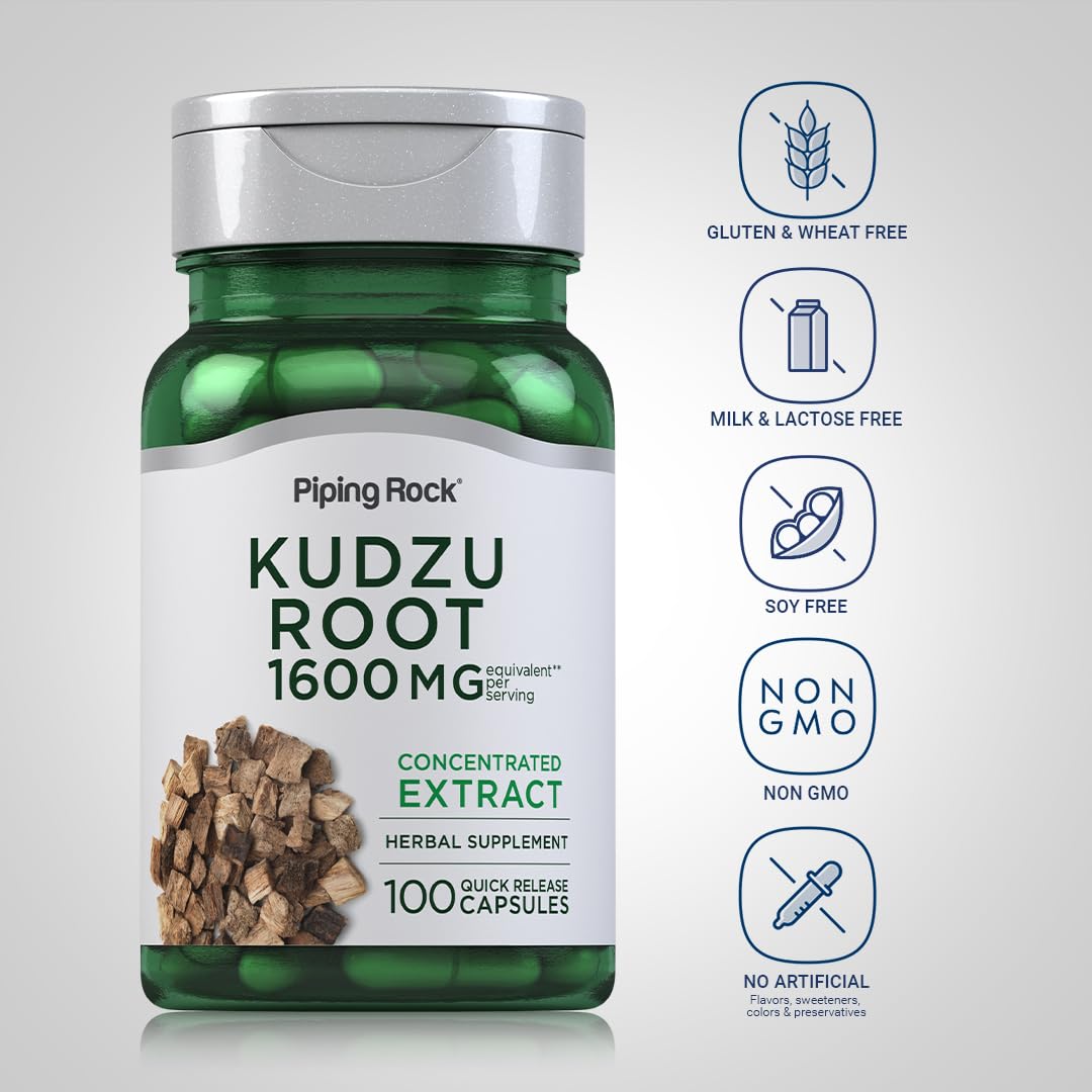 Amazon.com: Piping Rock Kudzu Root Capsules | 100 Count | Extract