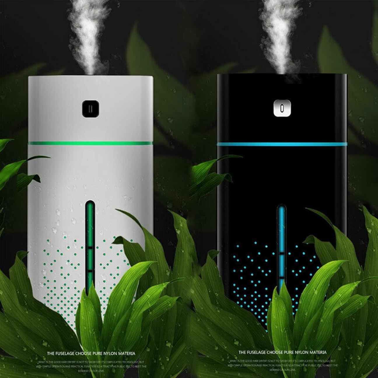 TOYANDONA Umidificatore USB Silenzioso da 1l con Vapore Ultrafine per Casa, Ufficio e Auto, Multifunzionale