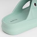 NoStrain Women’s Waterproof Cross Strap Sandals | Cushioned Soft EVA Sole | Non-Slip | Anti-Skid | Heeled & Flat | For Woman | Lightweight With Durable | Sage Green gallery image
