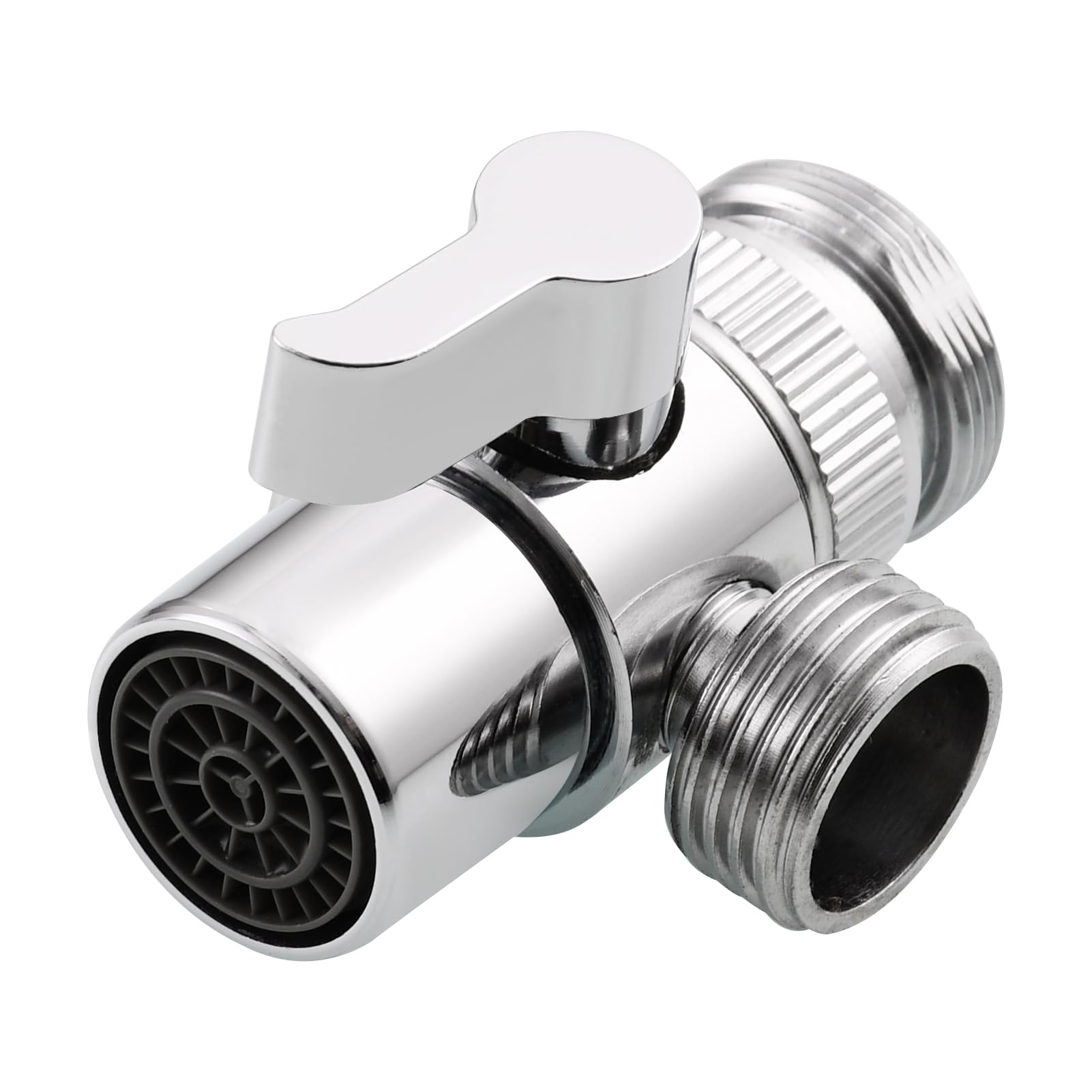 CIENCIA Brass Sink Faucet Diverter Valve to Sink Hose Sprayer,Faucet Splitter for Kitchen,Sink Faucet Replacement Part M22 x M24,SBA021