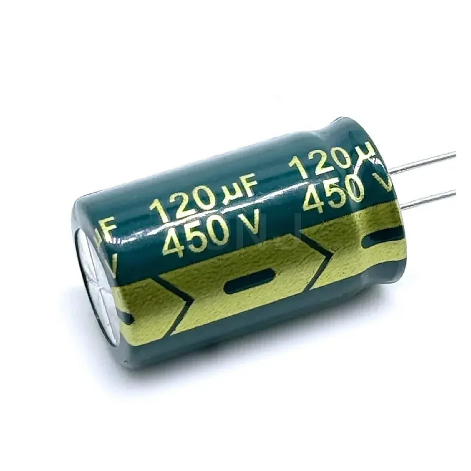 Condensateur électrolytique 450V 120uF lot de 2 pour réparation électronique