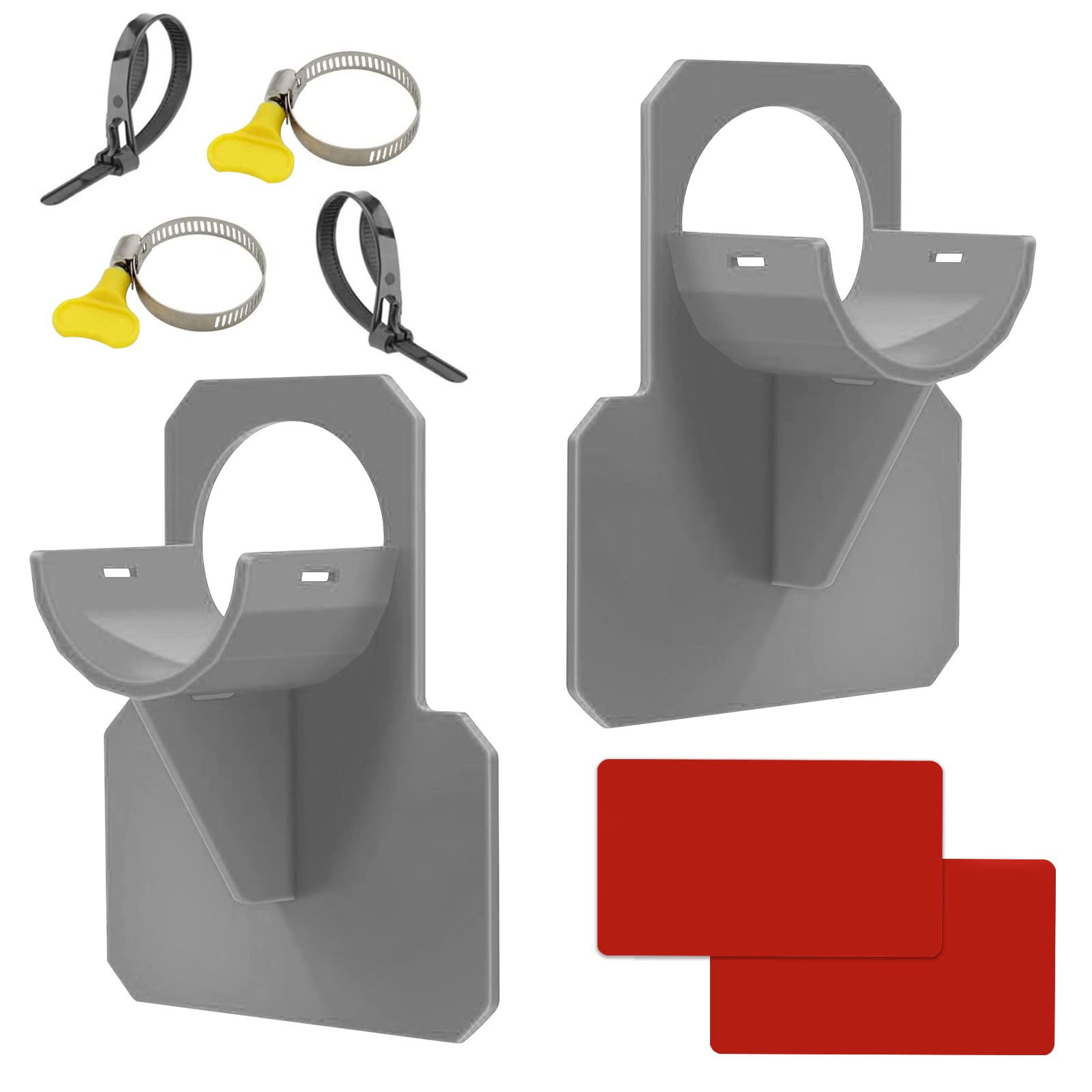 Lfish 2 soportes de manguera para piscina,con protección antipinchazos, antidesgarros, antiestrés (30 – 37 mm)