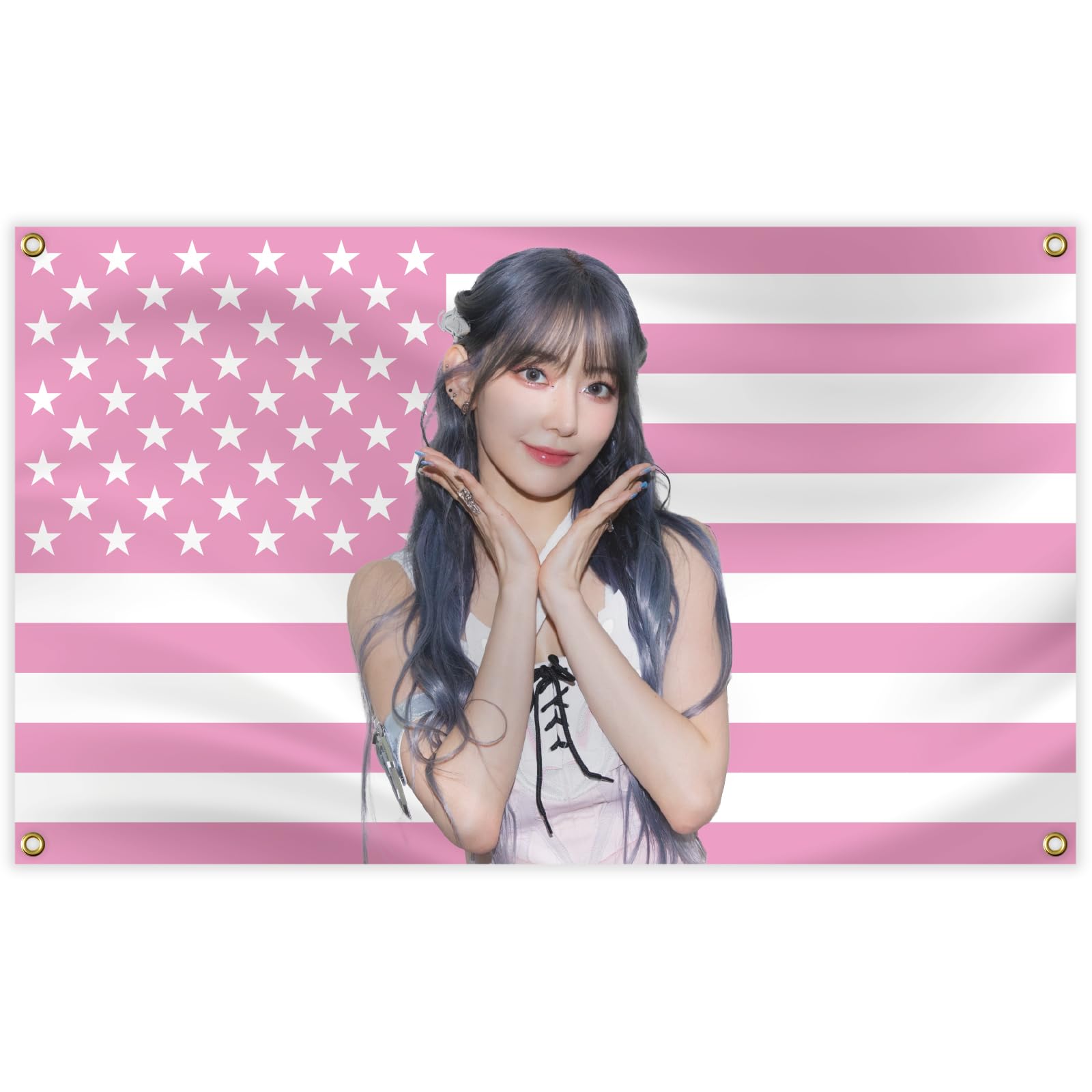 Generic LE SSERAFIM Sakura America Tapestry, 3x5 Ft Kpop