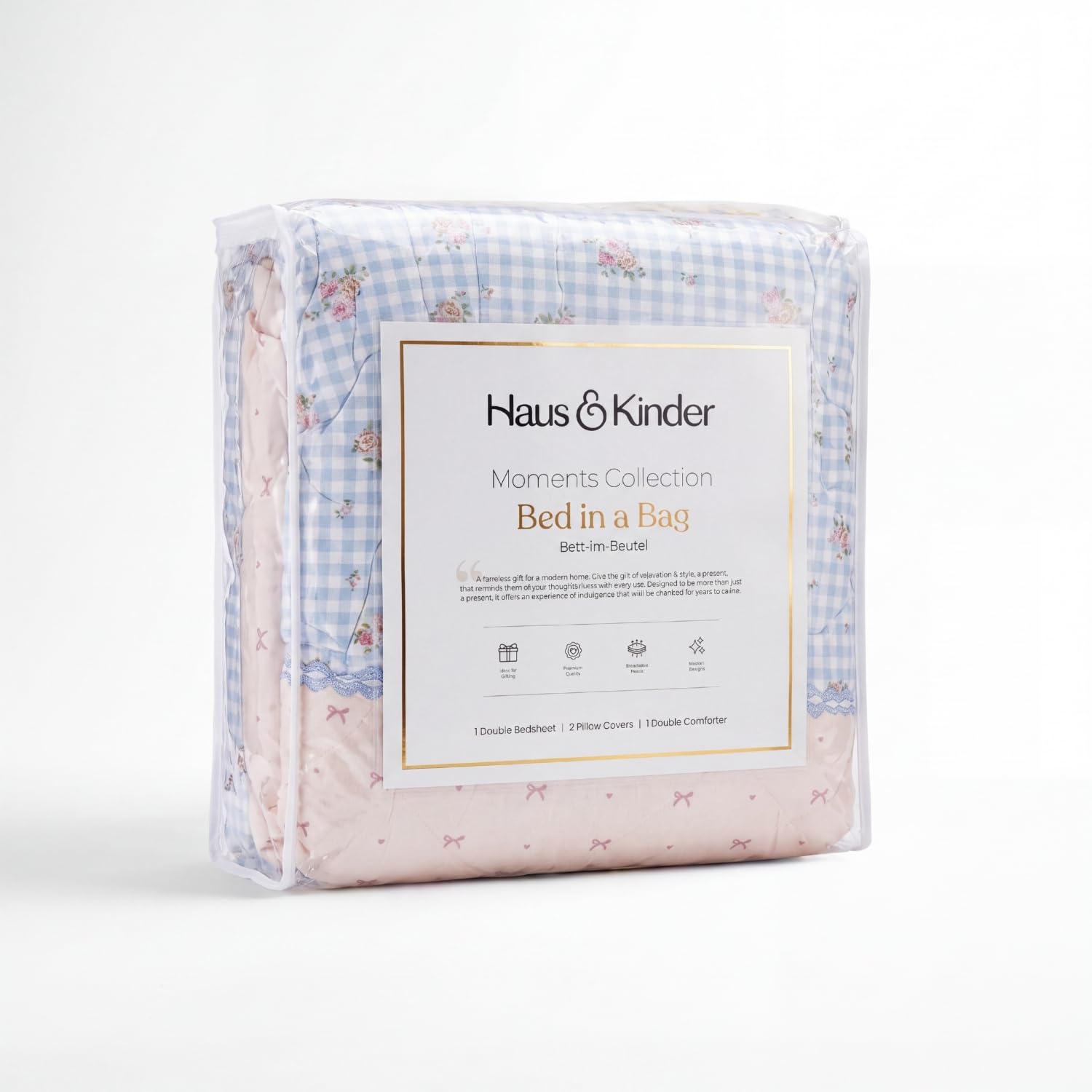 Haus & Kinder Bedding Set - Bluebell Santorini -8