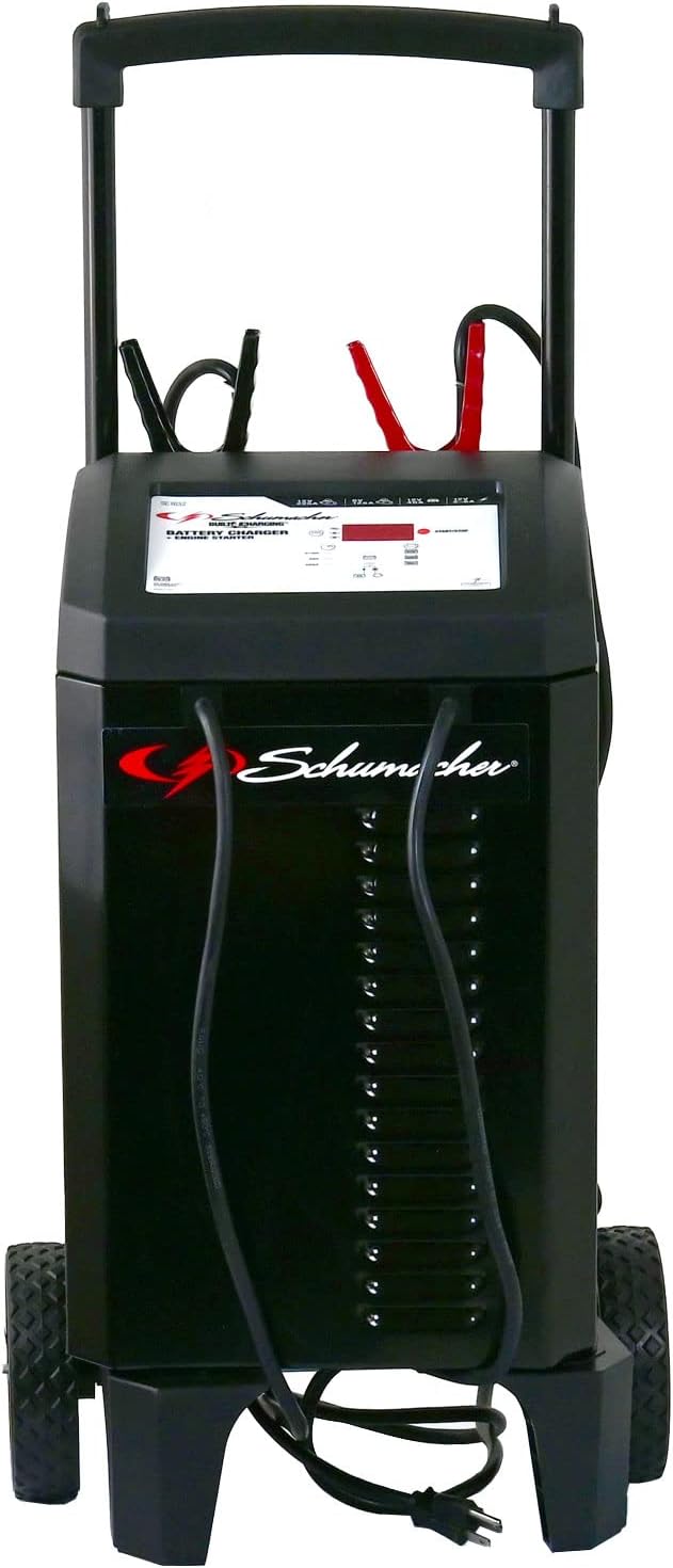 Schumacher Electric Wheeled Battery Charger and Engine Starter, SC1632