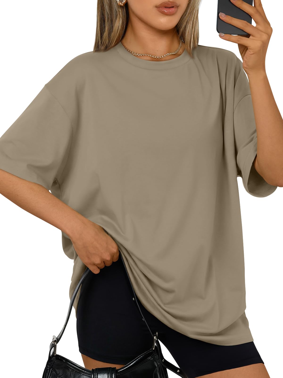 Trendy Queen Womens Oversized T-Shirts Short Sleeves Workout Tops | Casual Summer Gym Tees Plus Size Fashion Clothes 2026