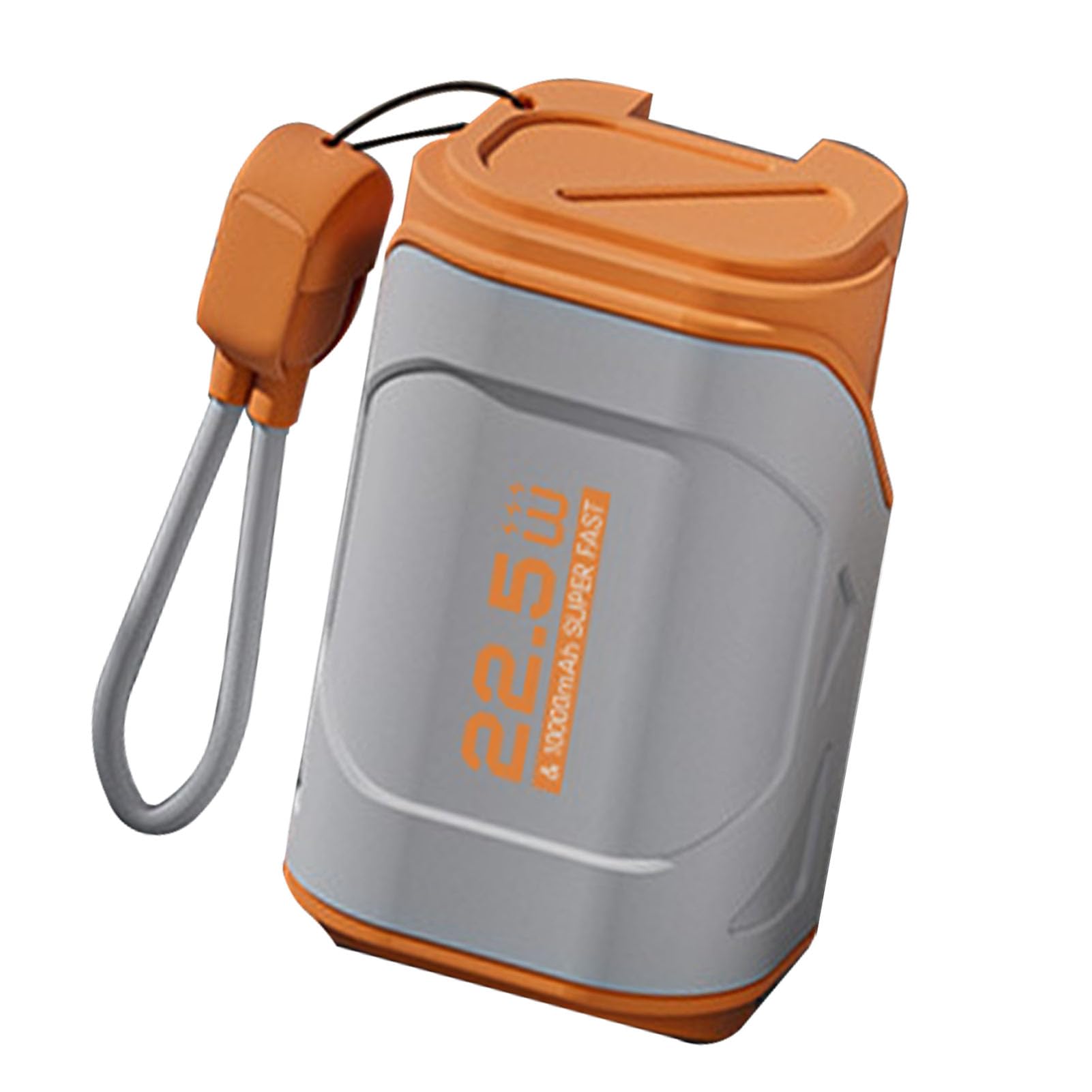 SIXRUN Caricatore Portatile USB C con Presa a Muro 10000 MAh Caricatore Portatile a Ricarica Rapida, Ideale per Viaggiatori e Utenti in Movimento, Soluzione di Ricarica Sicura e Affidabile (GRAY)