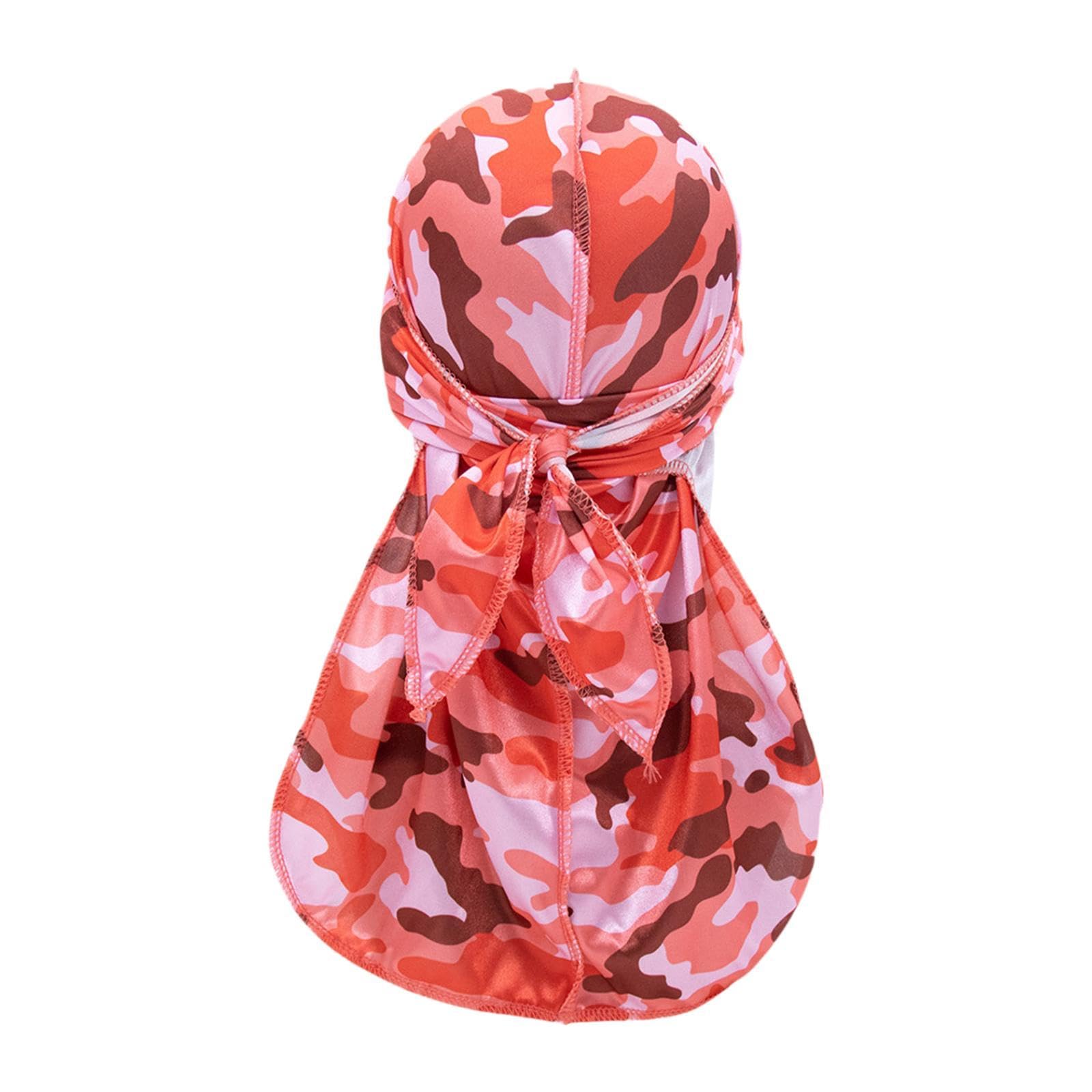 Amagogo Gorra Bandana Cap de Tela Imitación Seda con Cola Larga Y Ajuste Cómodo Cubrir la Cabeza en Deportes O Estilo Urbano