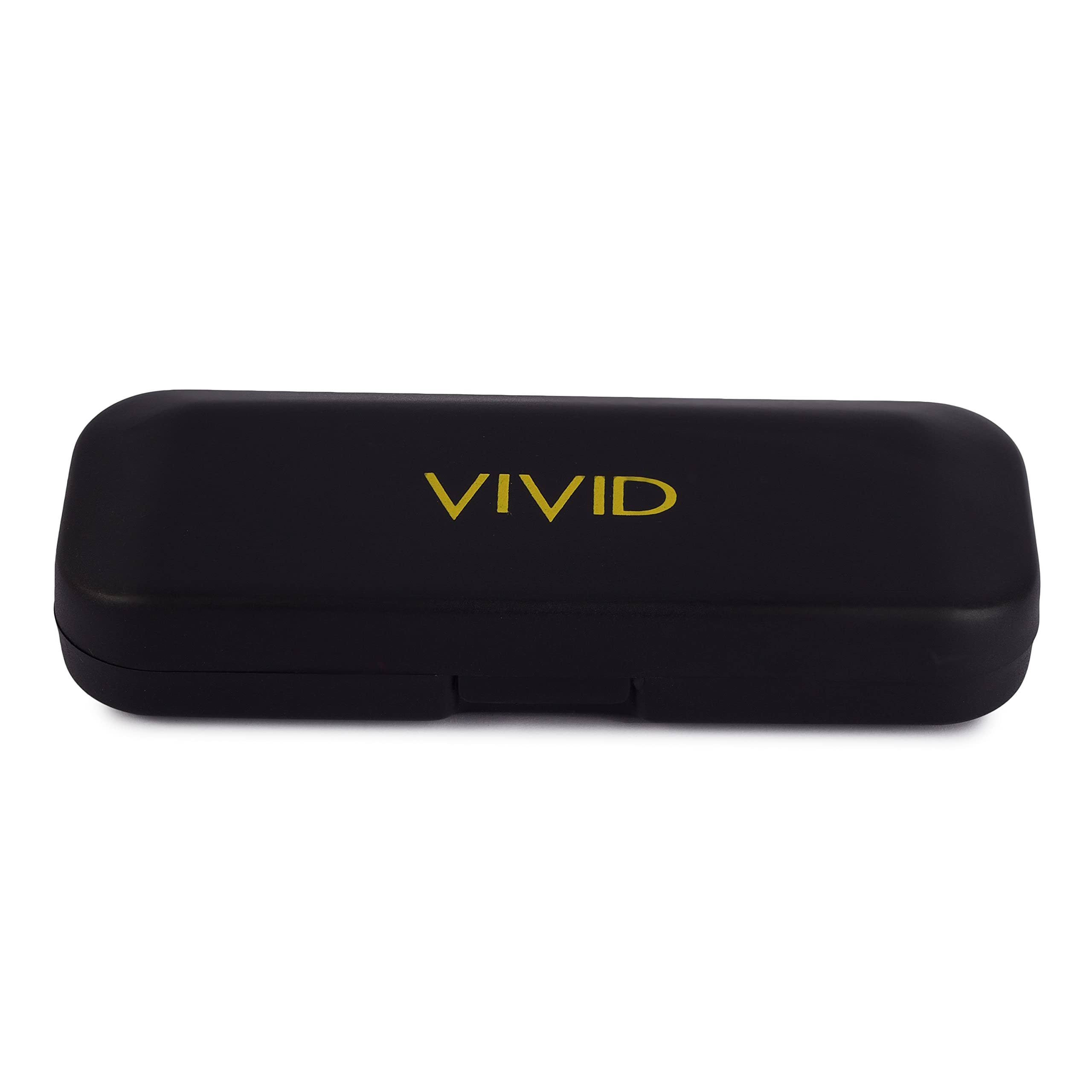 Vision Unisex Adult Lightweight Eyewear Specs Case Cover | Protect Eye Glasses | Chashma Dibbi | Spectacle Box | Closure -Push Button | Plastic