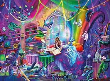 AMAZON - Buffalo Games – Flights of Fantasy – Magic Study – 1000 Piece Jigsaw Puzzle