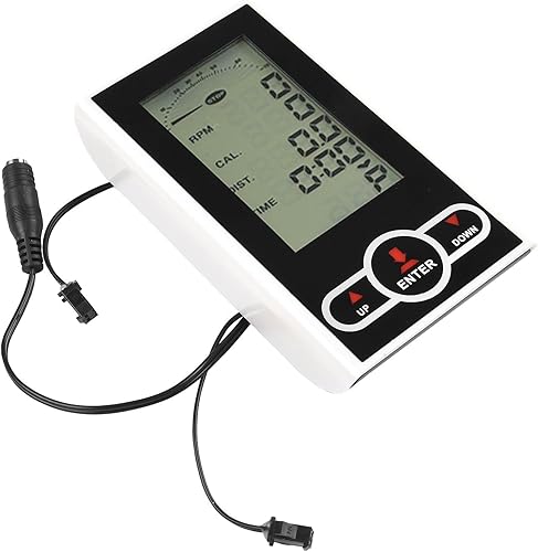 Monitores avanzados de bicicleta estática multifunción bicicleta computadora LCD ciclo odómetro casas gimnasio equipo medición instantánea de