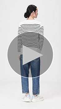 Amazon | [エフスタイル] Tシャツ フランス軍タイプ ボーダー(ホワイト