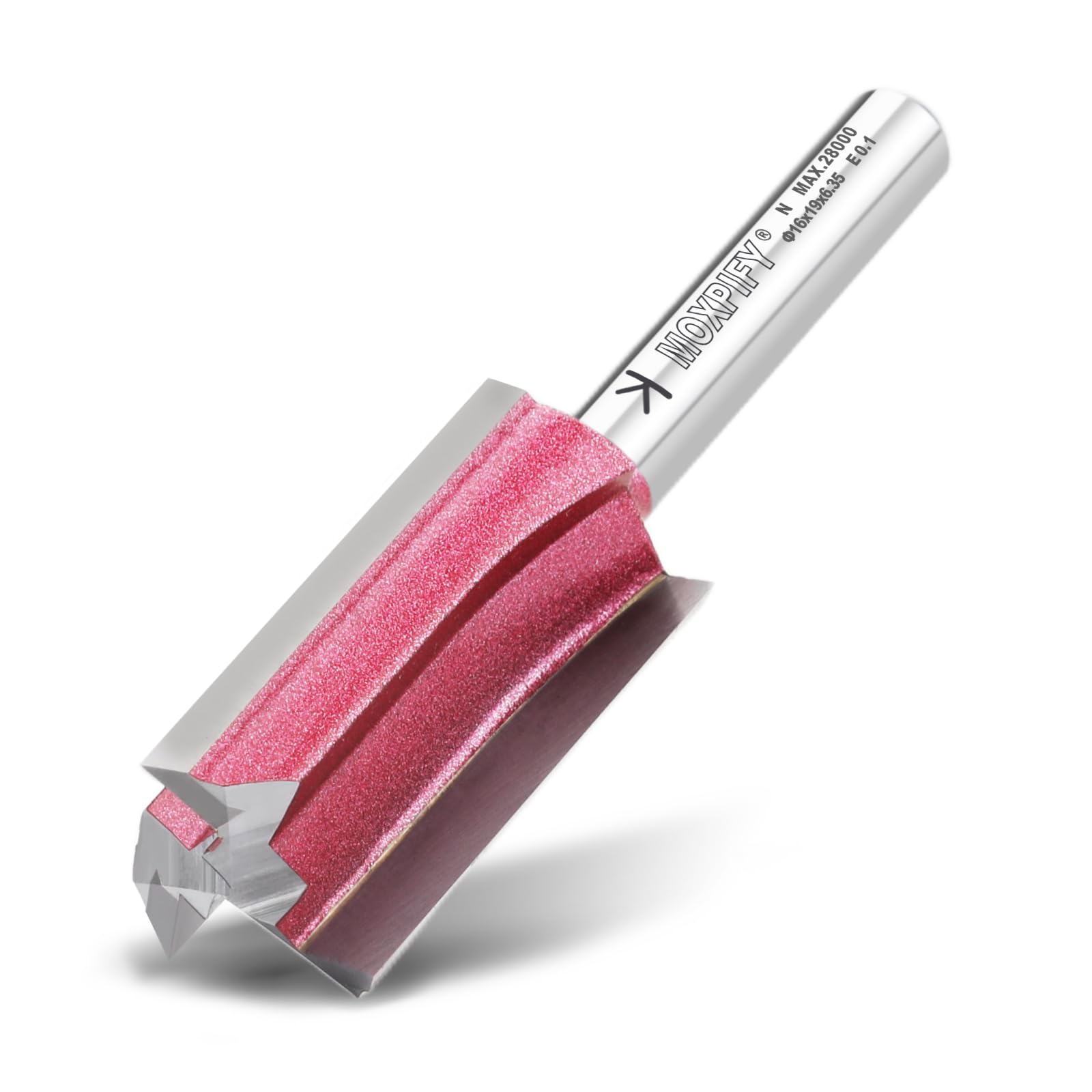 16mm Straight Triple Flute Router Bit 1/4" Shank Router Cutter