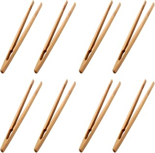NUOBESTY 8pcs Boy Girl Educational Wooden Tweezers Fine Motor Skill Development Early Learning Tool for Boys Girls for Counting Sorting and Play Activities Hand-Eye Coordination