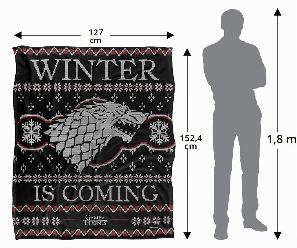 Game of Thrones Kuscheldecke Silky Touch, superweich, 152 x 127 cm