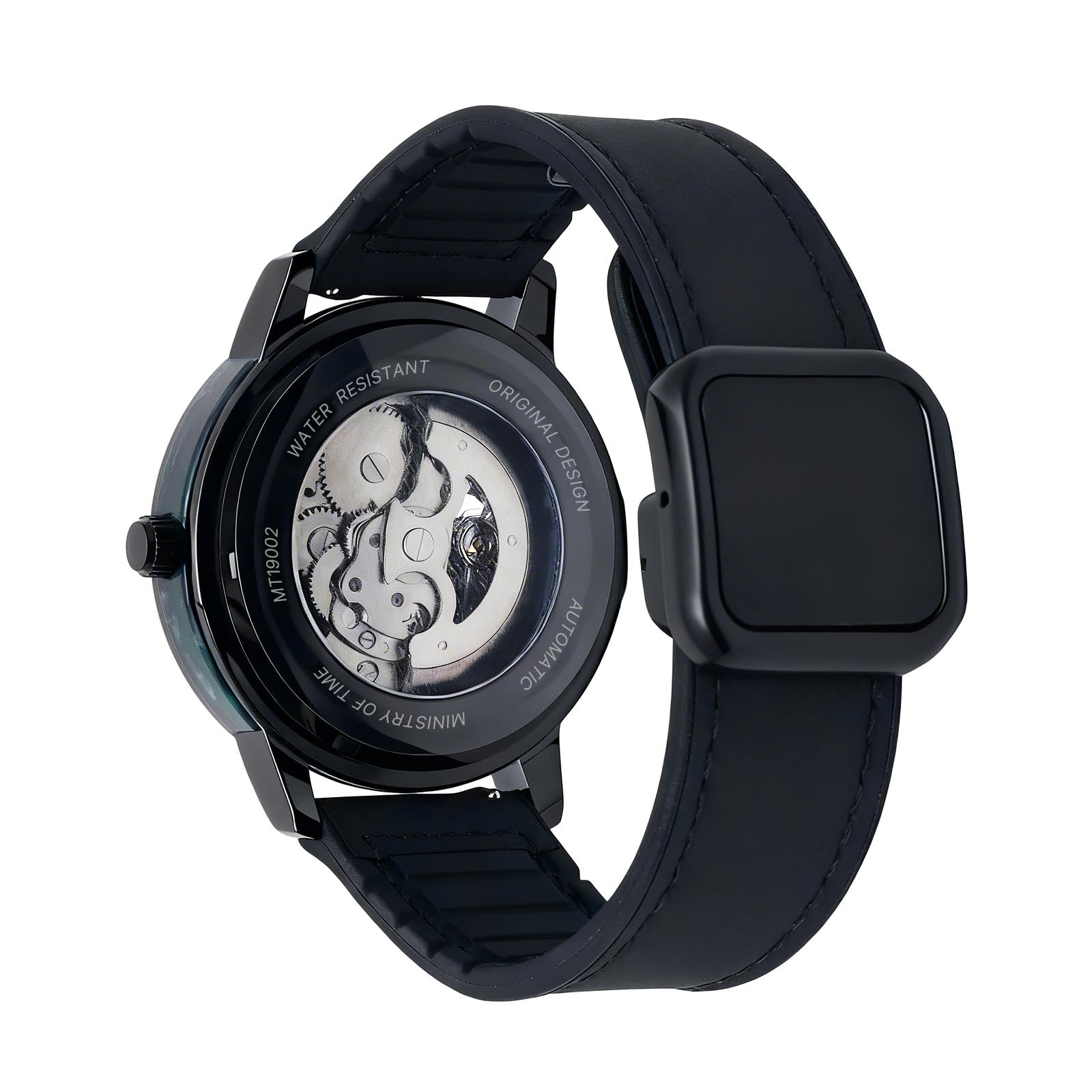 M.O.T Selection Automatic Watch - 39mm, Unisex, Open Heart Dial, Automatic Movement, Stainless Caseback, 3ATM Water Resistant – Ministry of Time - 5